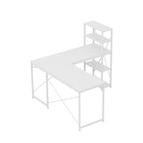 Mark Adler Corner desk with shelves Leader 5.9 White 145 cm - image 12