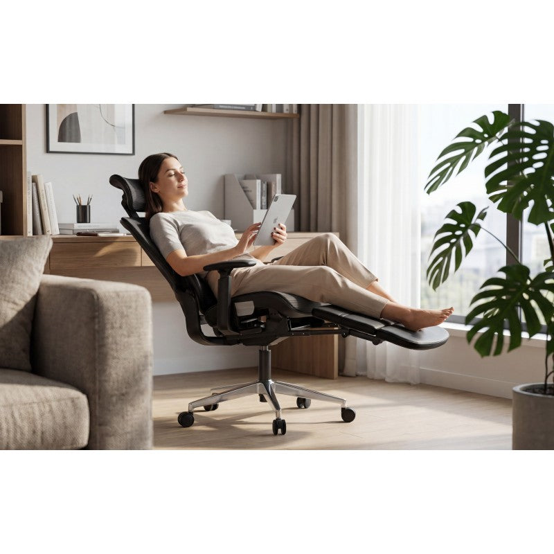 Mark Adler Ergonomic chair with footrest Expert 9.3 Black - image 4