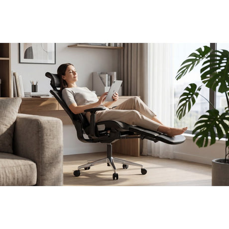 Mark Adler Ergonomic chair with footrest Expert 9.3 Black - image 4