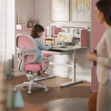 Mark Adler Ergonomic desk for child Study 5.0 Pink 90 cm - image 3
