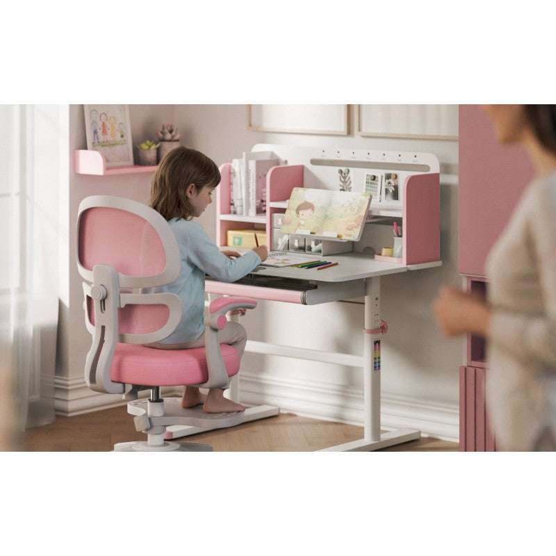 Mark Adler Ergonomic desk for child Study 5.0 Pink 90 cm - image 5