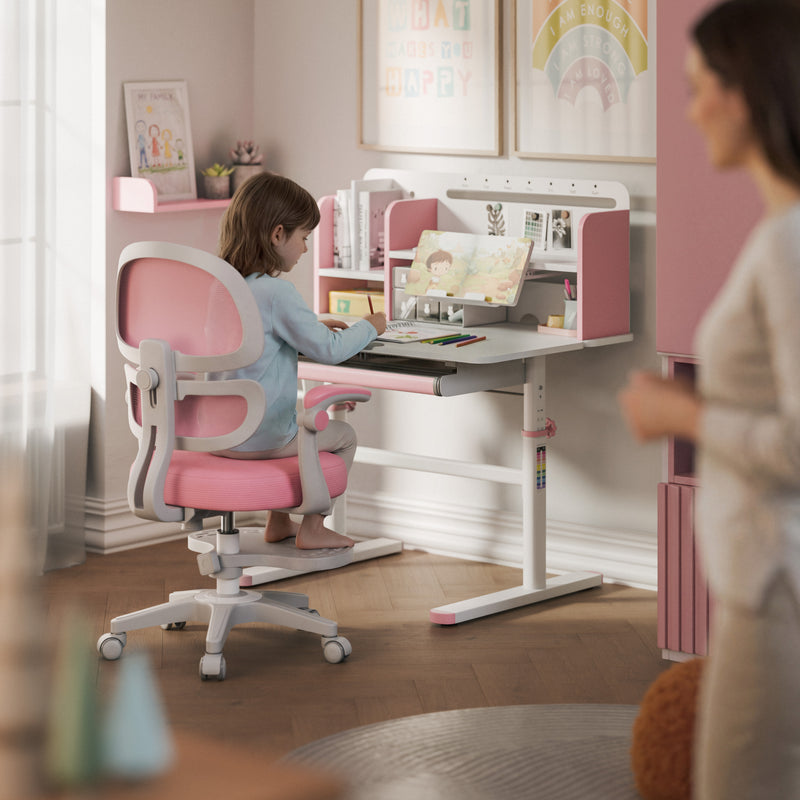 mark-adler-ergonomic-desk-for-child-study-5-0-pink-90-cm description image 2