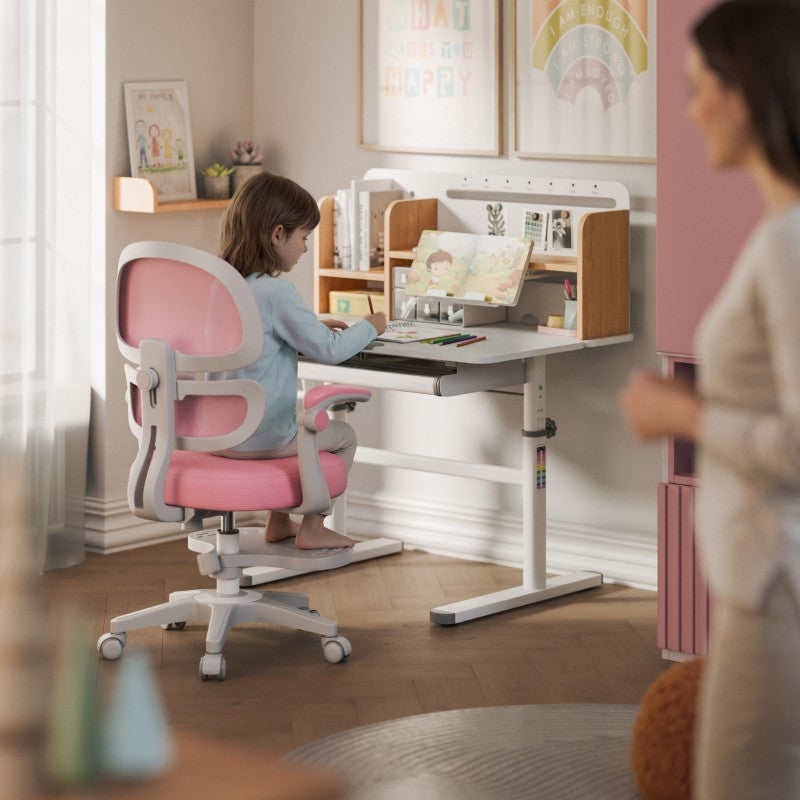 Mark Adler Ergonomic desk for child Study 5.0 Wood 90 cm - image 3