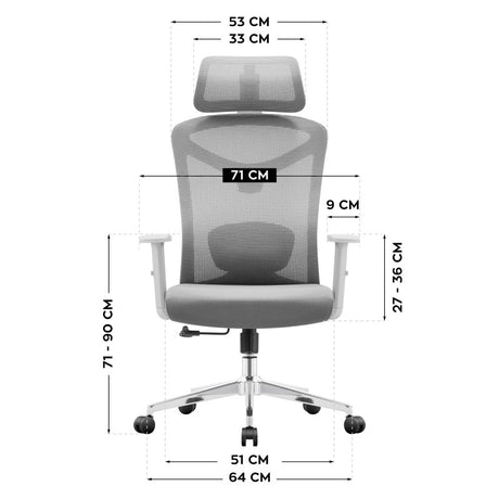 Mark Adler Ergonomic office chair Manager 2.6 Grey - image 4