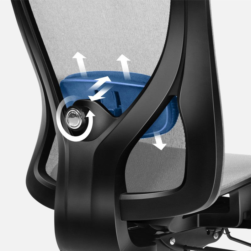 Mark Adler Expert 5.3 Grey Mesh ergonomic chair - image 4
