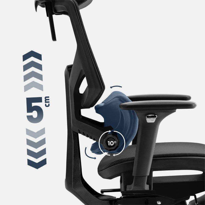 Mark Adler Expert 8.7 Black Mesh Ergonomic Chair - image 5