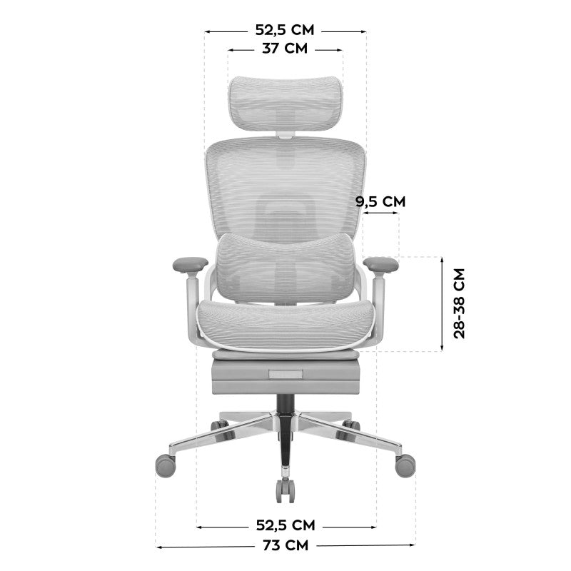 Mark Adler Expert 9.3 Grey ergonomic chair - image 10
