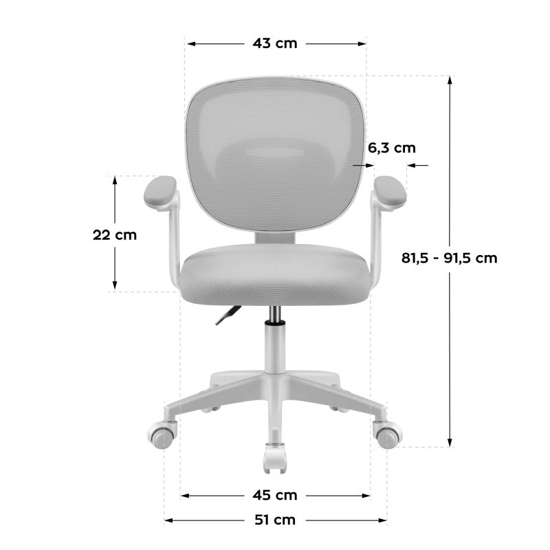 Mark Adler Junior 3.0 Grey swivel chair for child - image 9