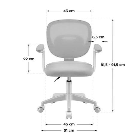 Mark Adler Junior 3.0 Grey swivel chair for child - image 9