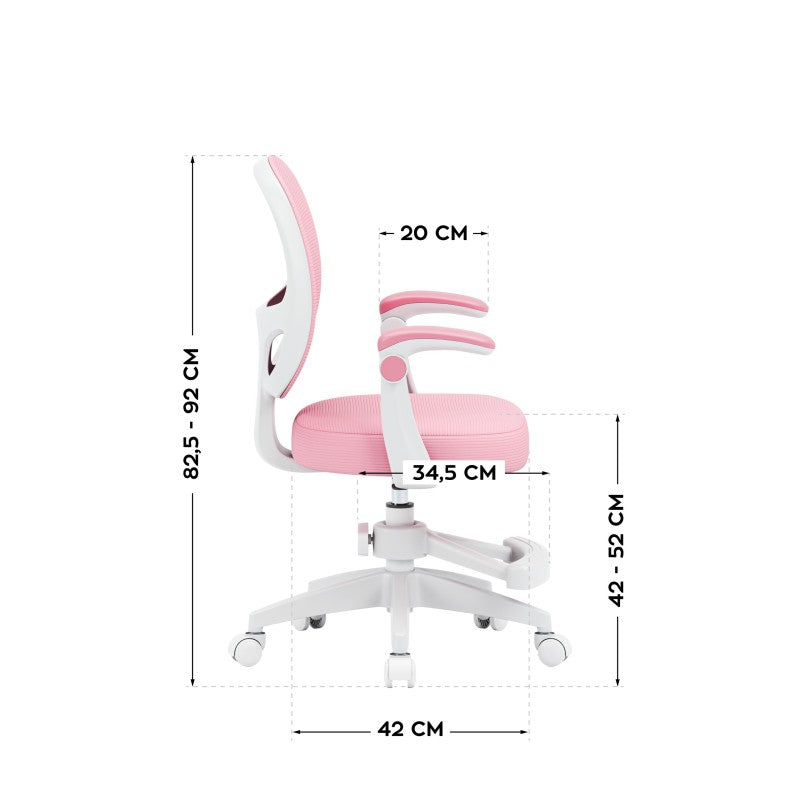 Mark Adler Junior 3.1 Pink children's swivel chair - image 12