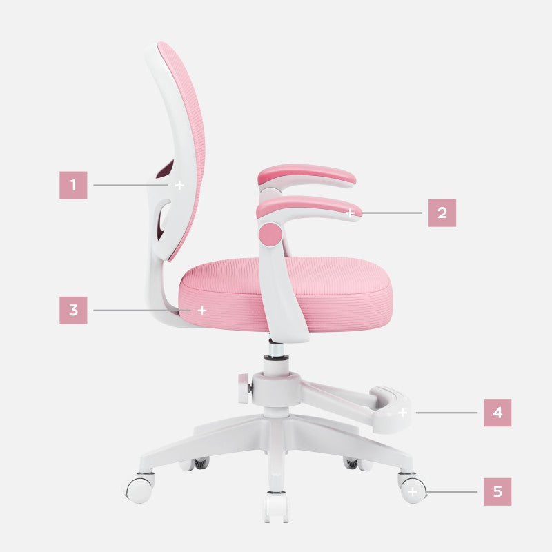 Mark Adler Junior 3.1 Pink children's swivel chair - image 15