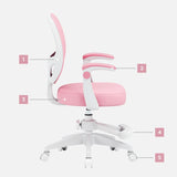 Mark Adler Junior 3.1 Pink children's swivel chair - image 15