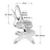Mark Adler Junior 4.6 Grey swivel chair for child - image 9