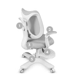 Mark Adler Junior 4.6 Grey swivel chair for child - image 12