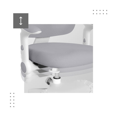 Mark Adler Junior 5.0 Grey swivel chair for child - image 8