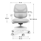 Mark Adler Junior 5.3 Grey swivel chair for child - image 8