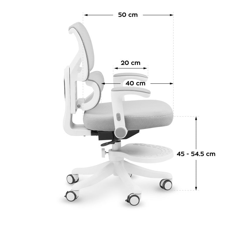 Mark Adler Junior 5.3 Grey swivel chair for child - image 9