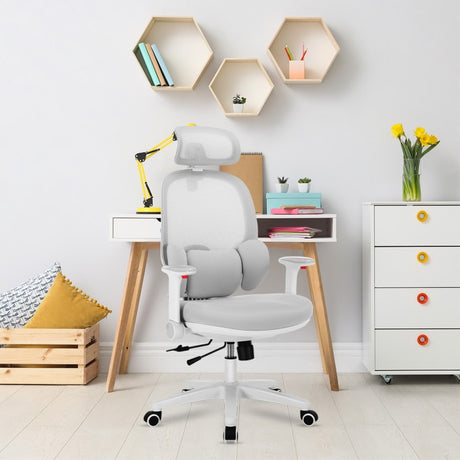 Mark Adler Junior 6.3 Grey ergonomic children's chair - image 4
