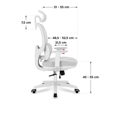 Mark Adler Junior 6.3 Grey ergonomic children's chair - image 7
