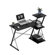 Mark Adler Leader 3.5 Black 116 cm desk with shelves - image 1