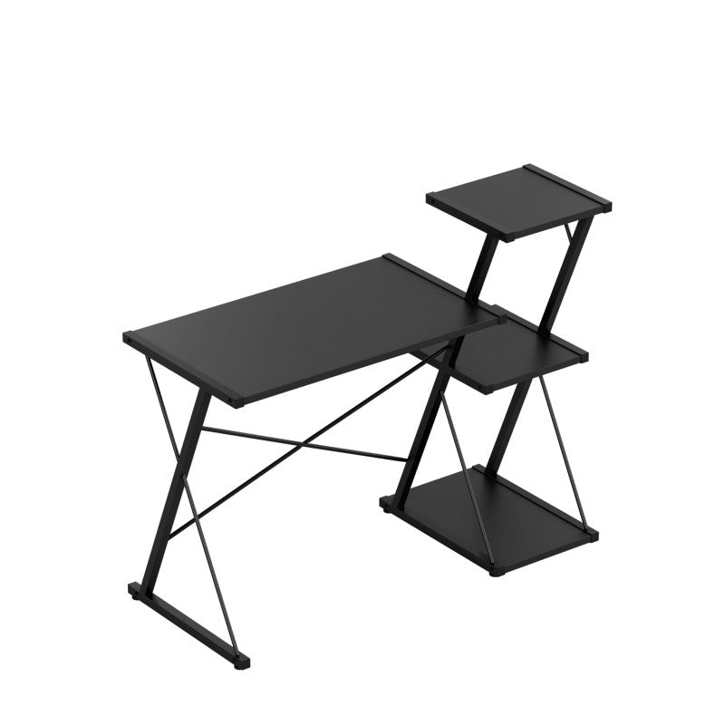 Mark Adler Leader 3.5 Black 116 cm desk with shelves - image 2