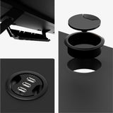 Mark Adler Leader 5.1 Black 115 cm computer desk with shelf - image 5