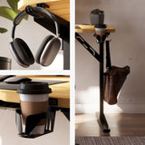 Mark Adler Leader 5.1 Oak 115 cm computer desk with shelf - image 3