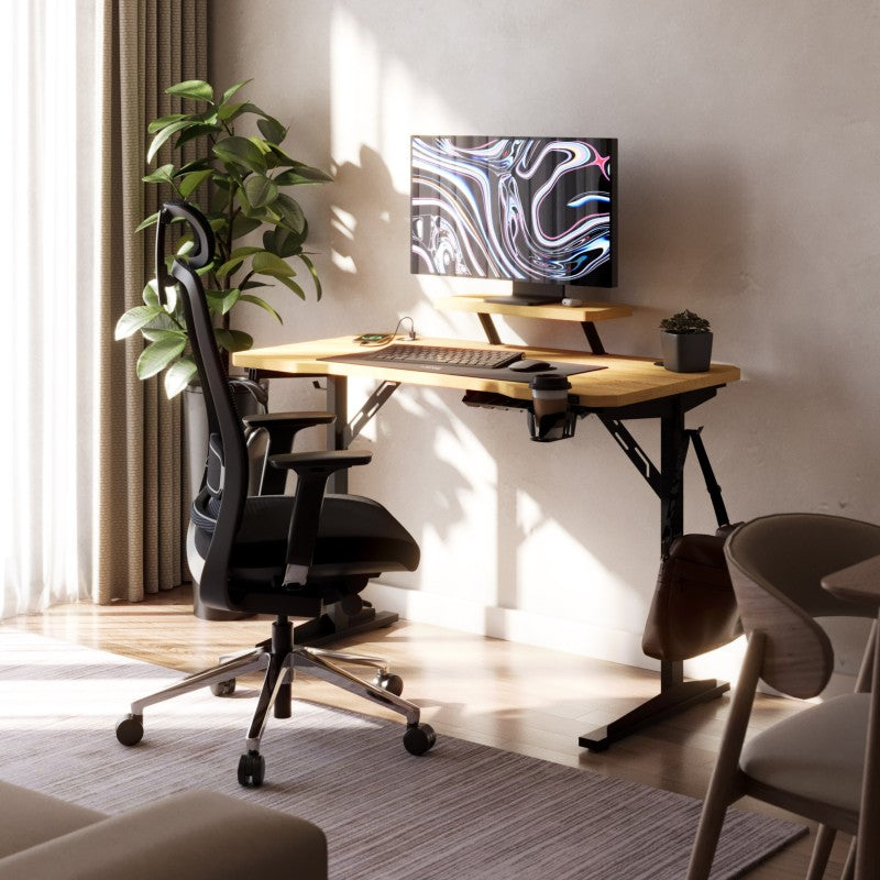Mark Adler Leader 5.1 Oak 115 cm computer desk with shelf - image 20