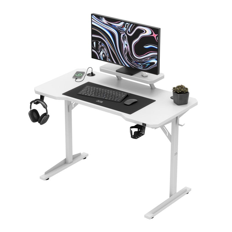 Mark Adler Leader 5.1 White 115 cm computer desk with shelf - image 8