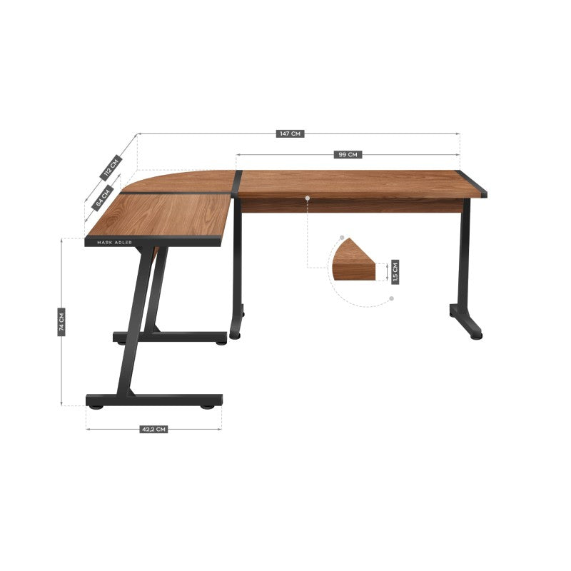 Mark Adler Leader 5.5 WN corner desk - image 8