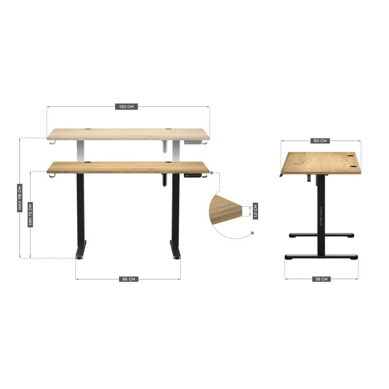Mark Adler Leader 7.0 120 cm electric desk - image 17