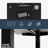 Mark Adler Leader 7.3 Black 140 cm electric desk - image 12