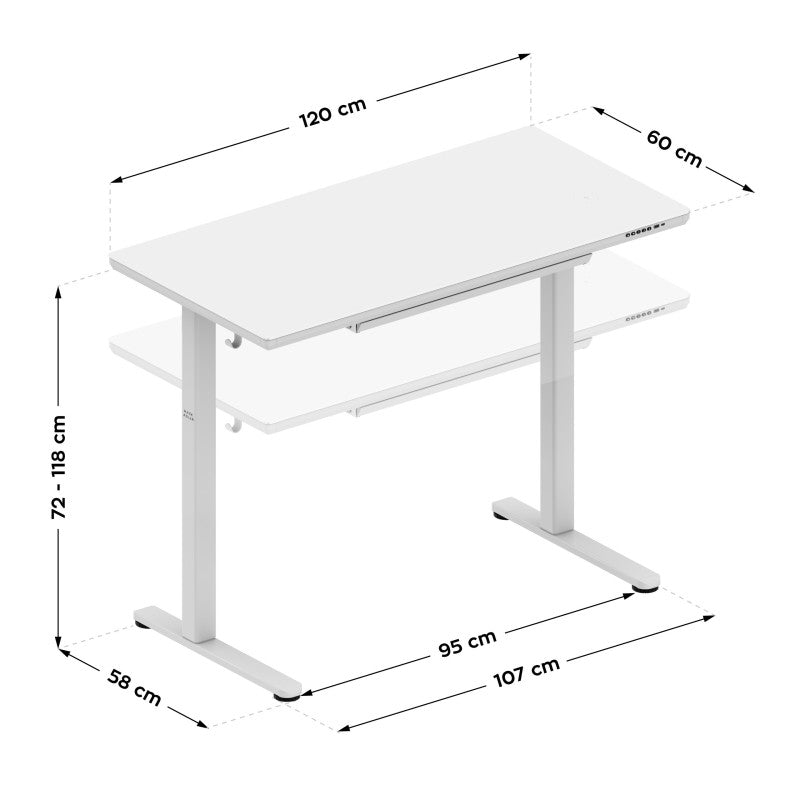 Mark Adler Leader 8.5 White 120 cm electric desk - image 15
