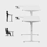 Mark Adler Leader 9.1 White 145 cm electric desk - image 3