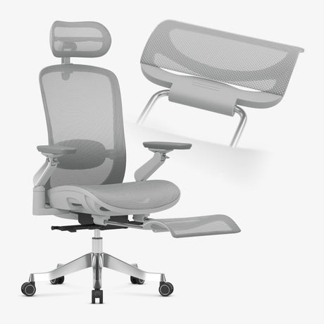 Mark Adler Leadpro 8.7 Grey swivel chair - image 5