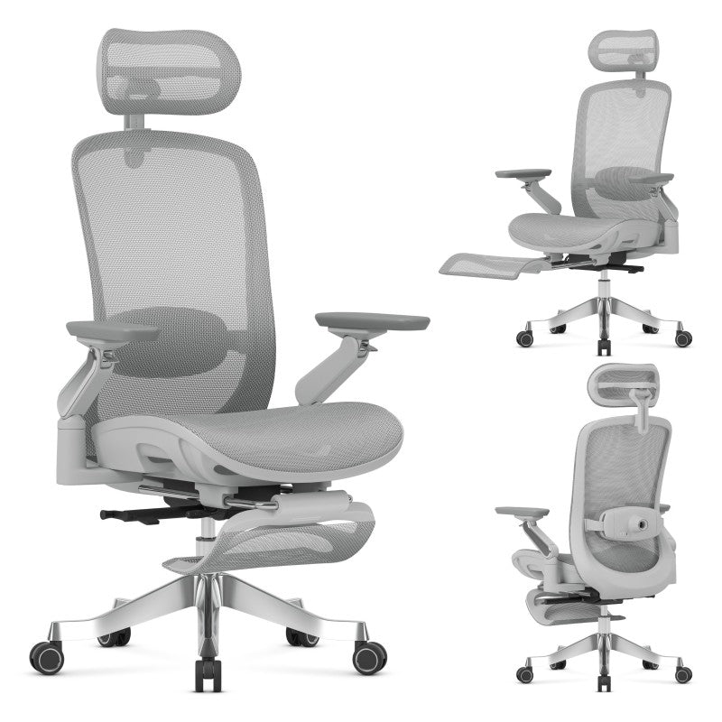 Mark Adler Leadpro 8.7 Grey swivel chair - image 9