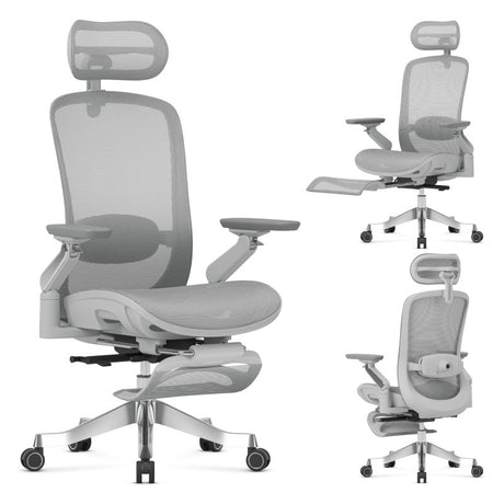 Mark Adler Leadpro 8.7 Grey swivel chair - image 9