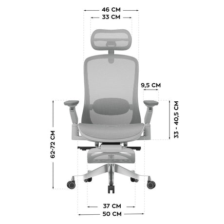 Mark Adler Leadpro 8.7 Grey swivel chair - image 10