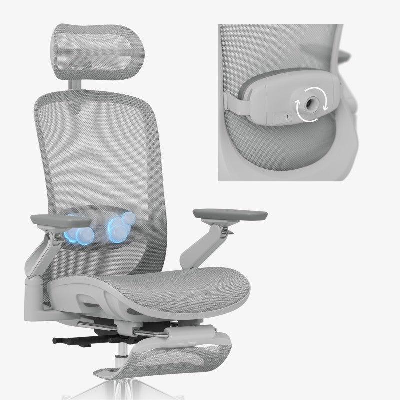 Mark Adler Leadpro 8.7 Grey swivel chair - image 14
