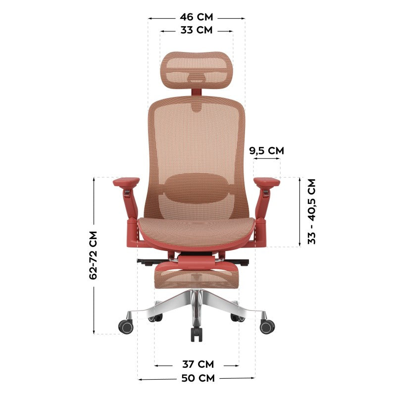 Mark Adler Leadpro swivel chair 8.7 Red - image 9