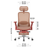 Mark Adler Leadpro swivel chair 8.7 Red - image 9