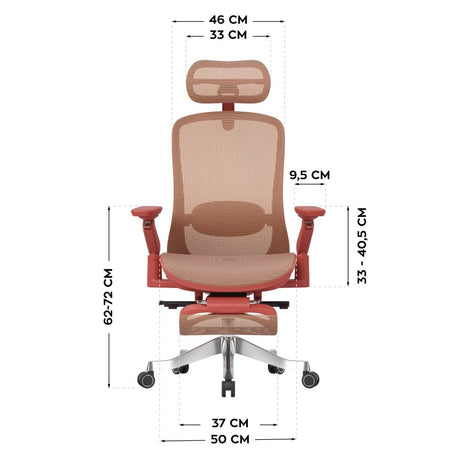 Mark Adler Leadpro swivel chair 8.7 Red - image 9