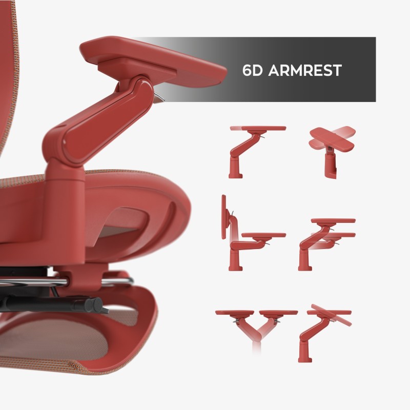 Mark Adler Leadpro swivel chair 8.7 Red - image 14