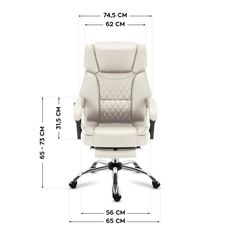 Mark Adler Office chair with massage Boss 6.0 Beige - image 7