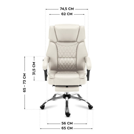 Mark Adler Office chair with massage Boss 6.0 Beige - image 7