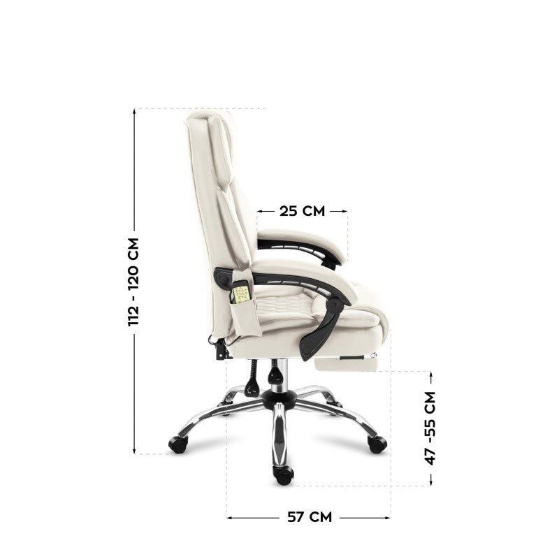 Mark Adler Office chair with massage Boss 6.0 Beige - image 8
