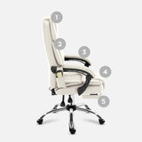 Mark Adler Office chair with massage Boss 6.0 Beige - image 10