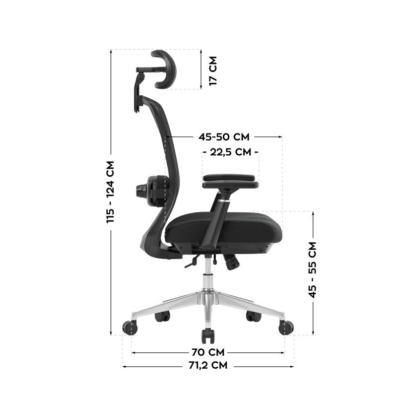 Mark Adler Office chair with massage Leadpro 6.0 Black - image 15