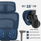 Mark Adler Office chair with massage Visioner 6.1 Black - image 2