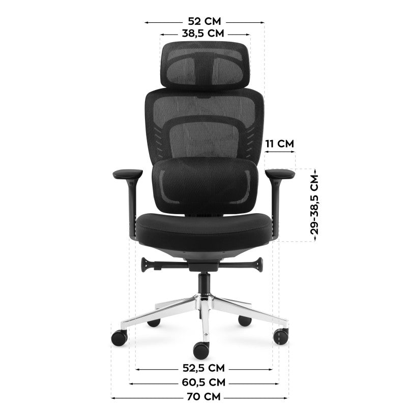 Mark Adler Office chair with massage Visioner 6.1 Black - image 7